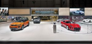 Jaguar Land Rover Show Ultra Thin Porcelain