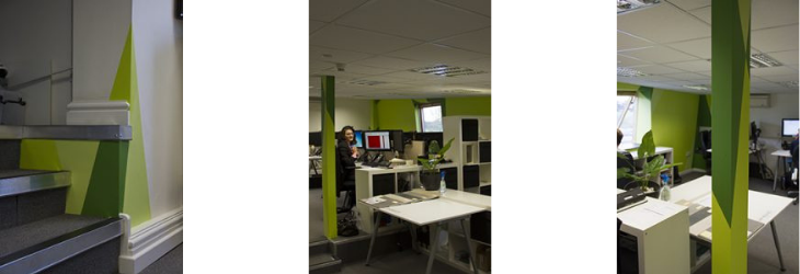 green office interior