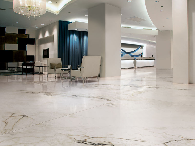 Absolute-Alps-polished-large-format-tiles-project-reception-area