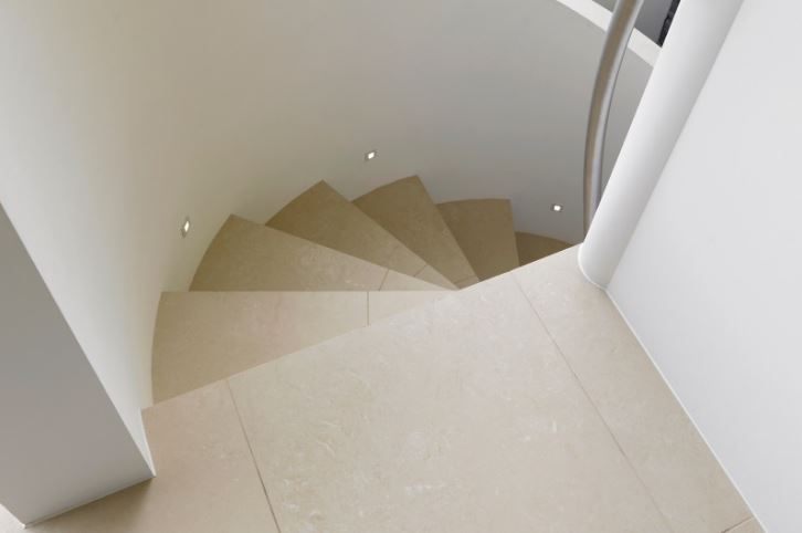 marble spiral staircase flooring